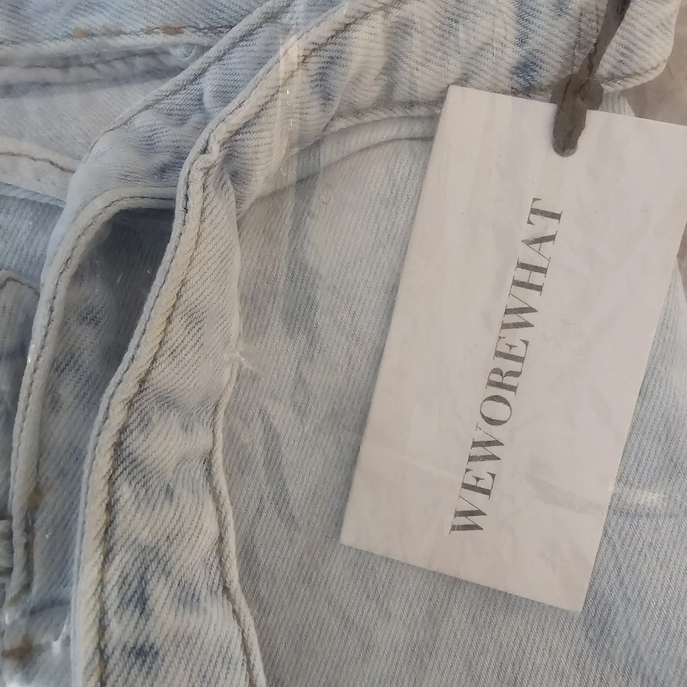 WeWoreWhat Cut Out Skirt in Indigo Comfort Super Light•XL•NWT - Picture 13 of 14